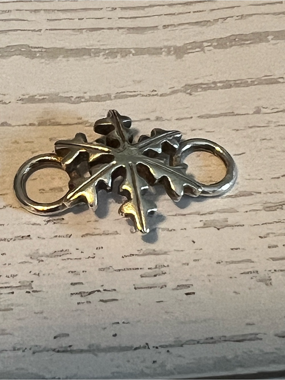 LeStage Sterling Silver Snowflake Clasp